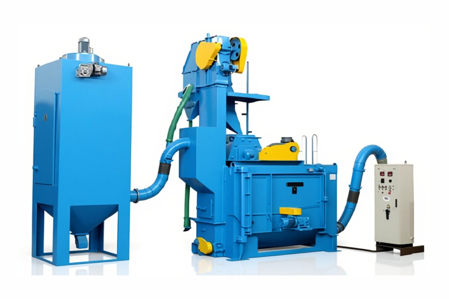 H shape shot blasting machine