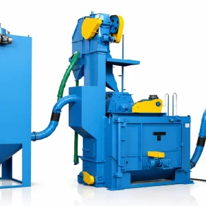 Semi Automatic Swing Table Shot Blasting Machine